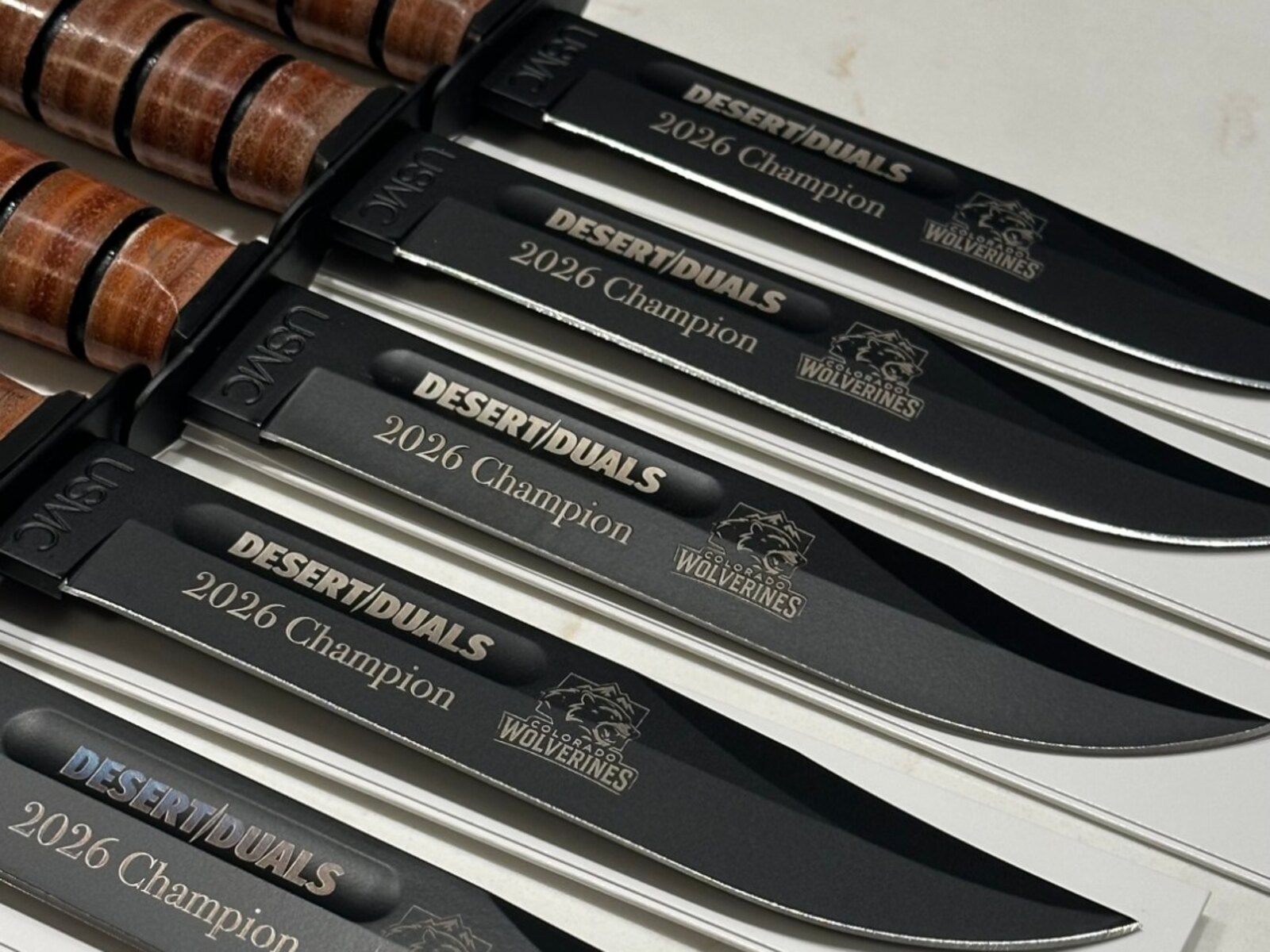 Five KA-BARs for the Colorado Wolverines